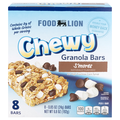 Food Lion Chewy Smore's Granola Bars - 8 ct