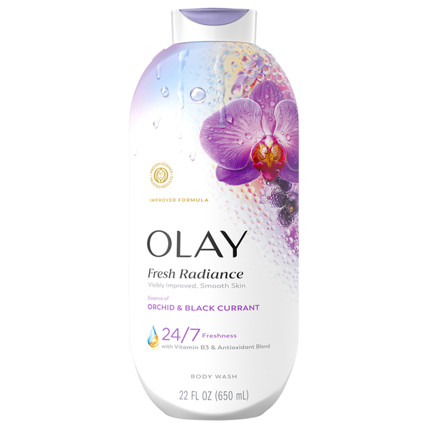 Olay Fresh Radiance Essence of Orchid & Black Currant Body Wash