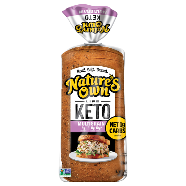 Nature's Own Life Keto 40 Calories Multi Grain Sliced Bread