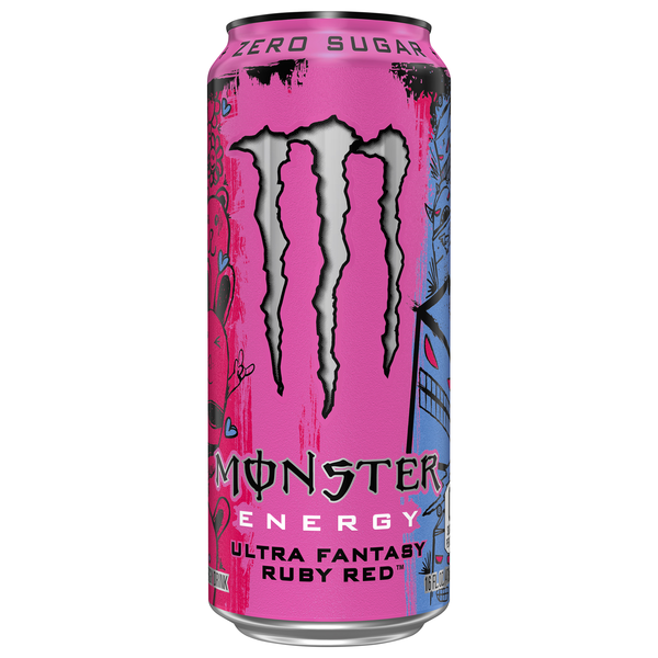 Monster Zero Sugar Ultra Fantasy Ruby Red Energy Drink