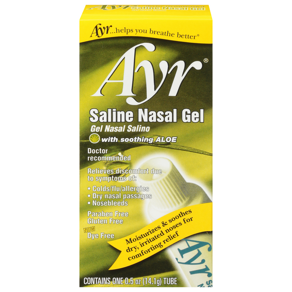 Save on Ayr Saline Nasal Gel with Soothing Aloe Order Online Delivery