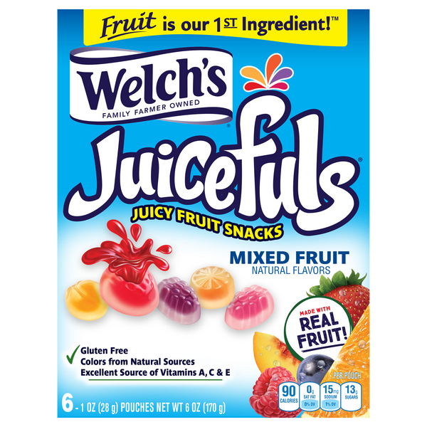 Save on Welch's Juicefuls Fruit Snacks Mixed Fruit 6 ct Order Online