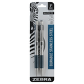 Zebra 3 Series Ballpoint Pen Durable Stainless Black Ink F301