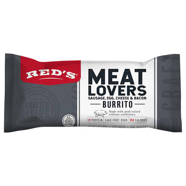 Red's Meat Lovers Breakfast Burrito