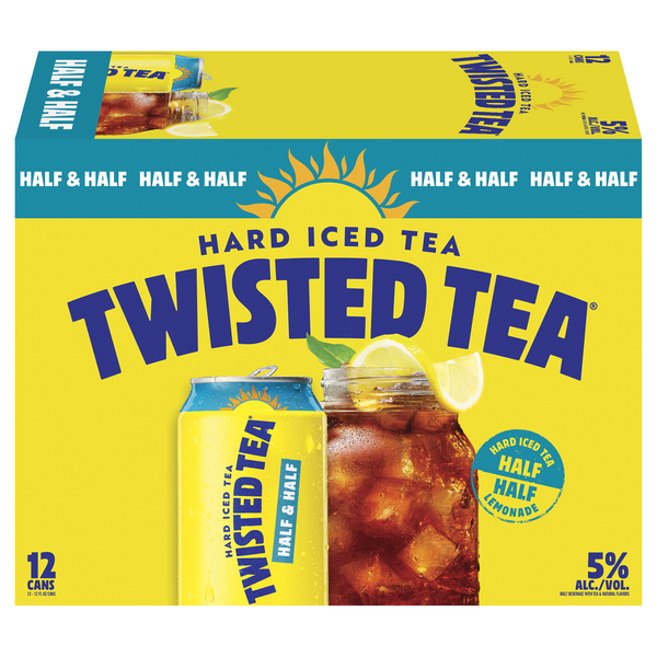 Twisted Tea Hard Iced Tea Half & Half - 12 pk