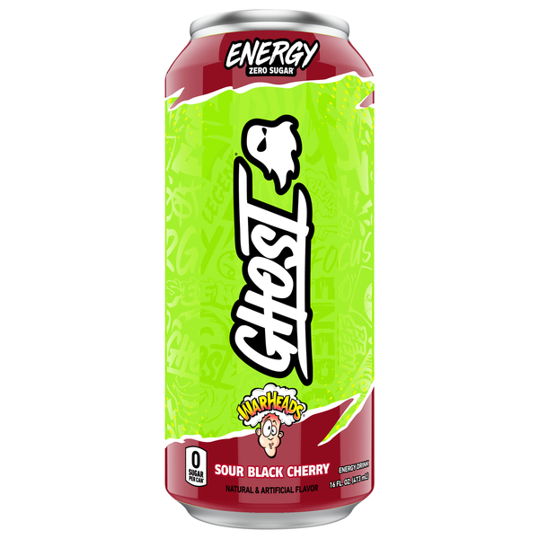 Ghost Zero Sugar Warheads Sour Black Cherry Energy Drink