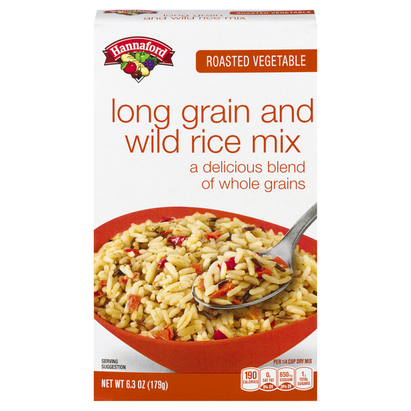 Hannaford Roasted Vegetable Long Grain & Wild Rice Mix