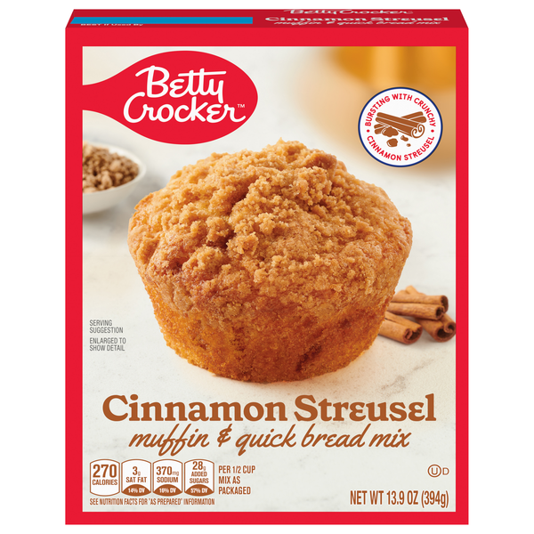 Betty Crocker Cinnamon Streusel Muffin & Quick Bread Mix