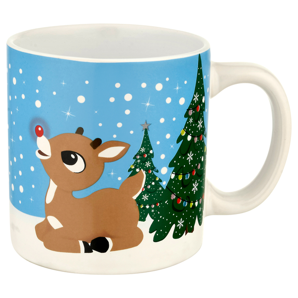 Bioworld Rudolph the Red-Nosed Reindeer Ceramic Holiday Mug
