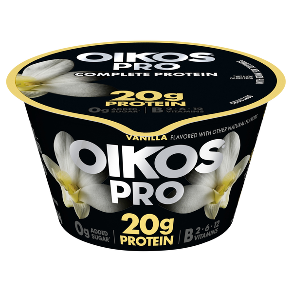 Oikos PRO 20g Protein Vanilla Cultured Ultra-Filtered Milk Yogurt Cup