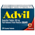 Advil Ibuprofen Pain Relief 200mg Coated Tablets