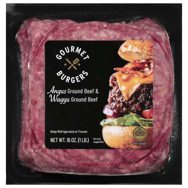 Gourmet Burgers Angus Ground Beef + Wagyu Ground Beef
