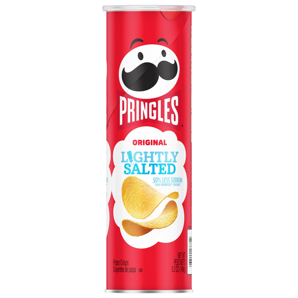 Pringles Lightly Salted Original Potato Crisps Chips