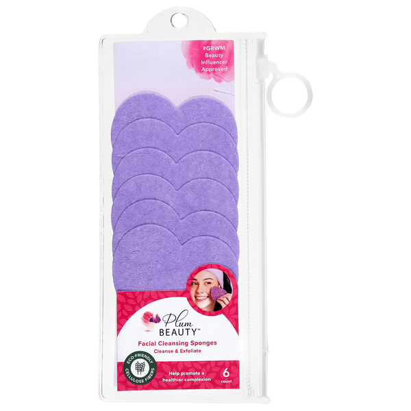 Plum Beauty Facial Cleansing Sponges