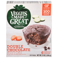 Veggies Made Great Gluten Free Double Chocolate Muffins - 6 ct Frozen