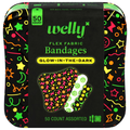 Welly Assorted Glow-in-the-Dark Flex Fabric Bandages