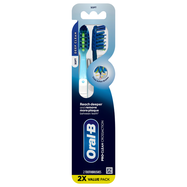 Oral-B Crossaction All In One Toothbrush Soft Value Pack