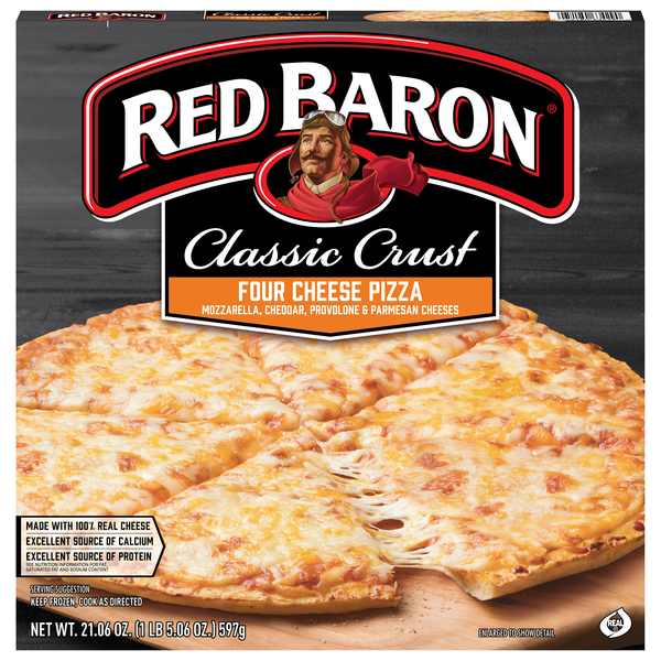 Red Baron Classic Crust Four Cheese Pizza Frozen