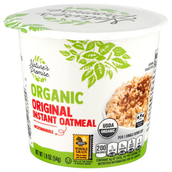 Nature's Promise Organic Instant Oatmeal