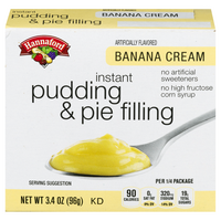 Hannaford Instant Pudding & Pie Filling Banana Cream
