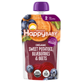 Happy Baby Organics Stage 2 Baby Food Sweet Potato Blueberry & Beets