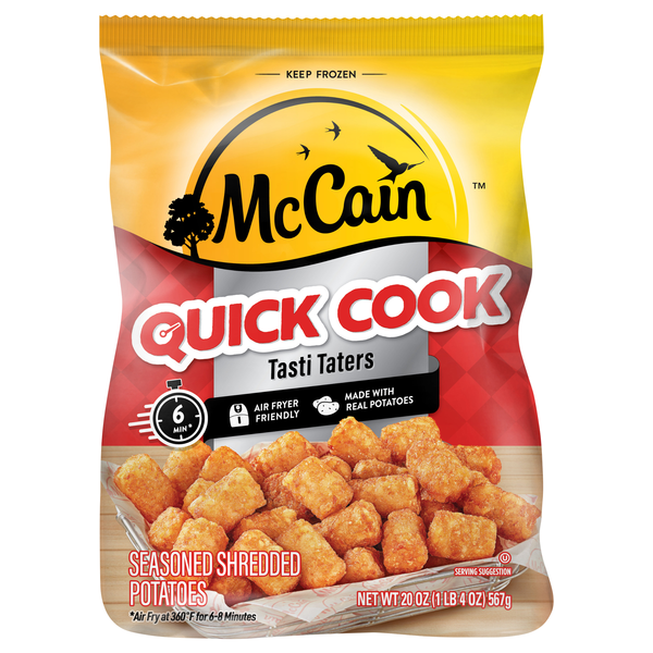 McCain Quick Cook Tasti Taters Seasoned Potatoes Frozen