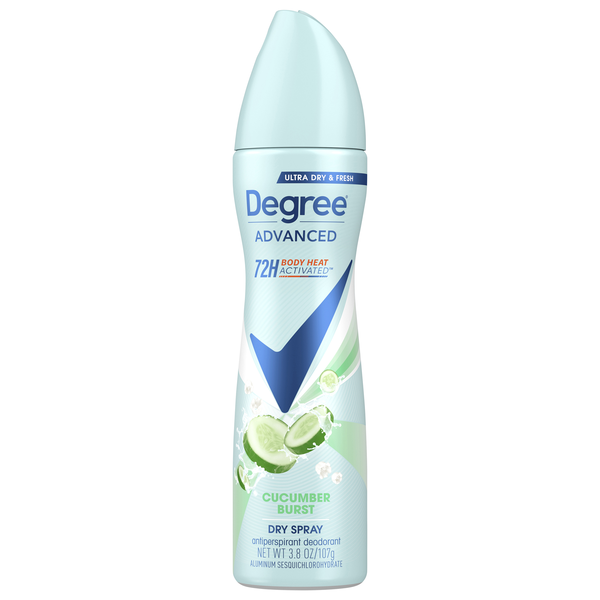 Save on Degree Advanced Cucumber Burst Antiperspirant Deodorant Dry