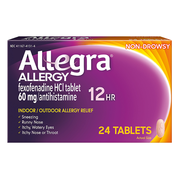Allegra Allergy Relief Indoor/Outdoor 12 HR Tablets