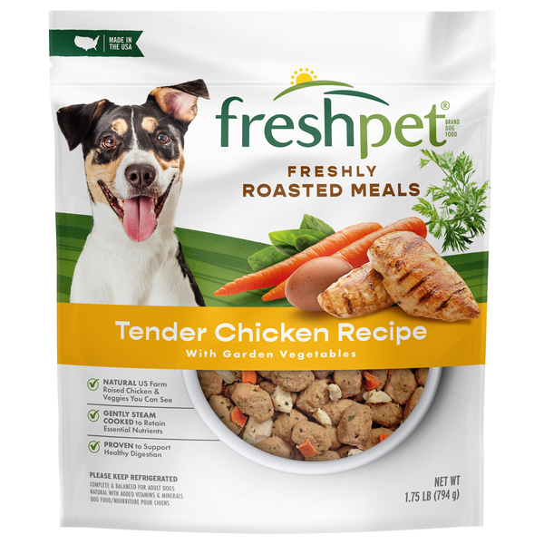Freshpet Roasted Meals Tender Chicken Adult Dog Food Refrigerated