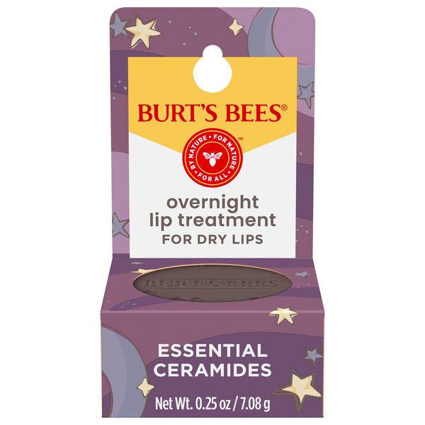 Burt's Bees Overnight Intensive Lip Treatment 100% Natural