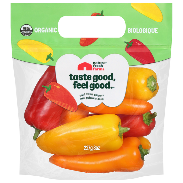 Nature Fresh Farms Organic Mini Sweet Peppers