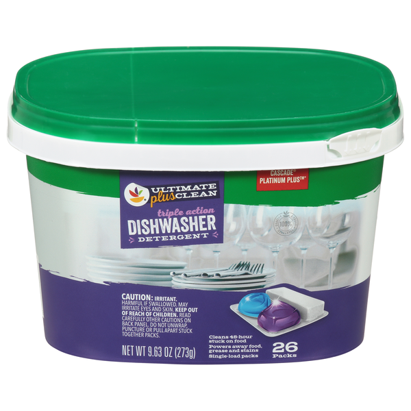 Our Brand Ultimate Plus Clean Dishwasher Detergent Packs - 26 ct