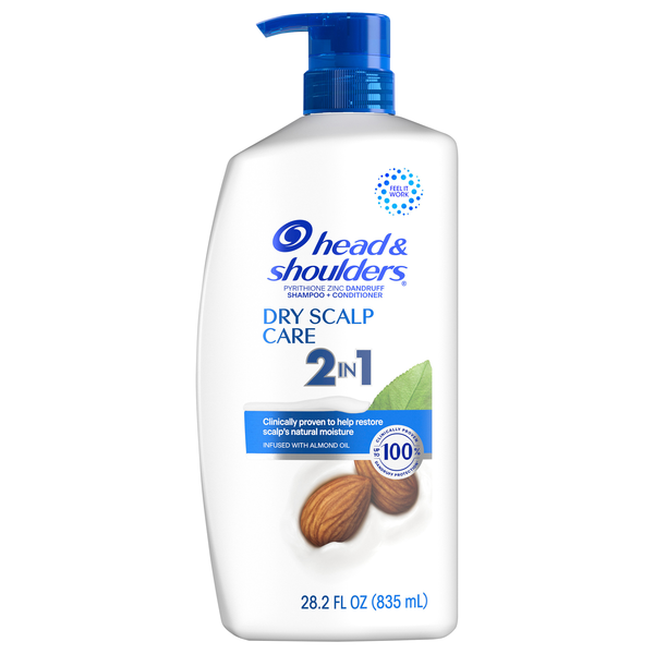 Head & Shoulders Dry Scalp Care 2-in-1 Dandruff Shampoo + Conditioner Pump