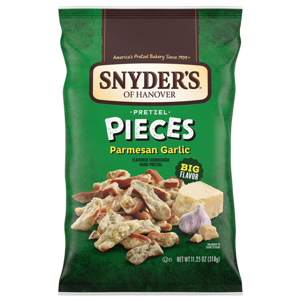 Snyder's of Hanover Parmesan Garlic Flavored Pretzel Pieces