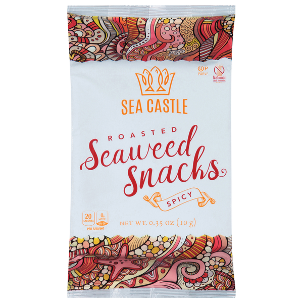 Sea Castle Spicy Roasted Seaweed Snacks
