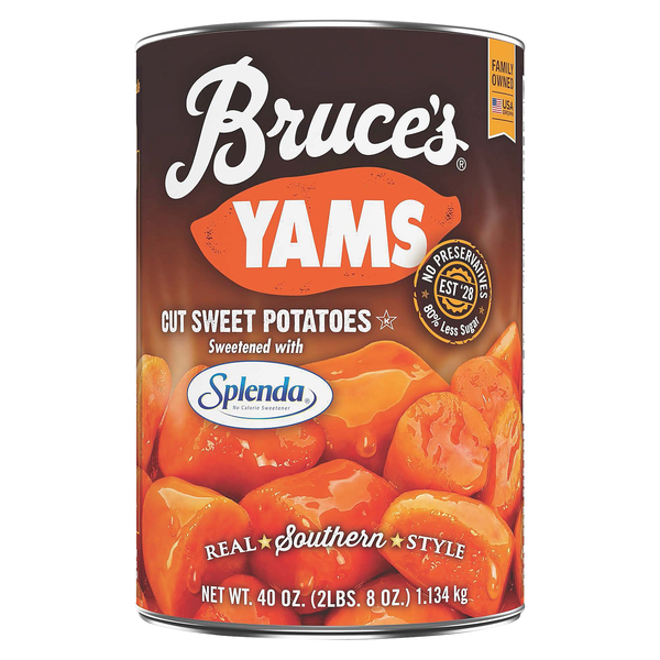 Bruce's Yams Cut Sweet Potatoes Sweetened with Splenda