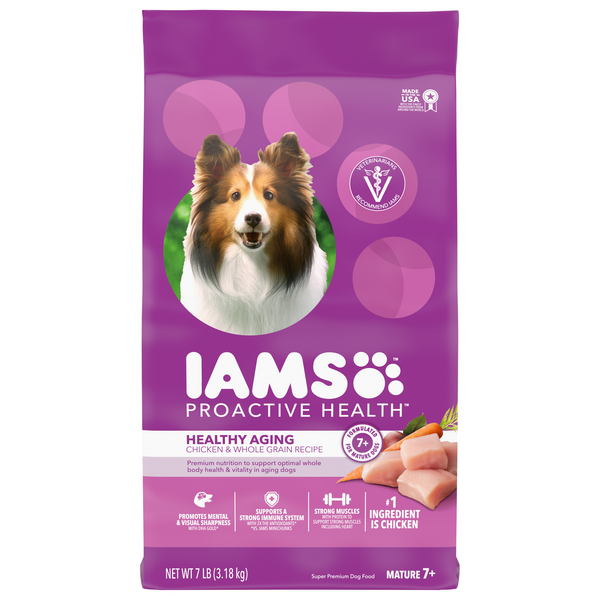 Save on IAMS Proactive Health Healthy Aging Dry Dog Food Chicken