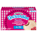 Smucker's Uncrustables Peanut Butter & Raspberry Sandwich - 15 ct Frozen