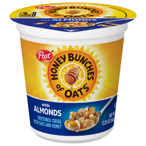 Honey Bunches of Oats with Almonds Cereal Cup