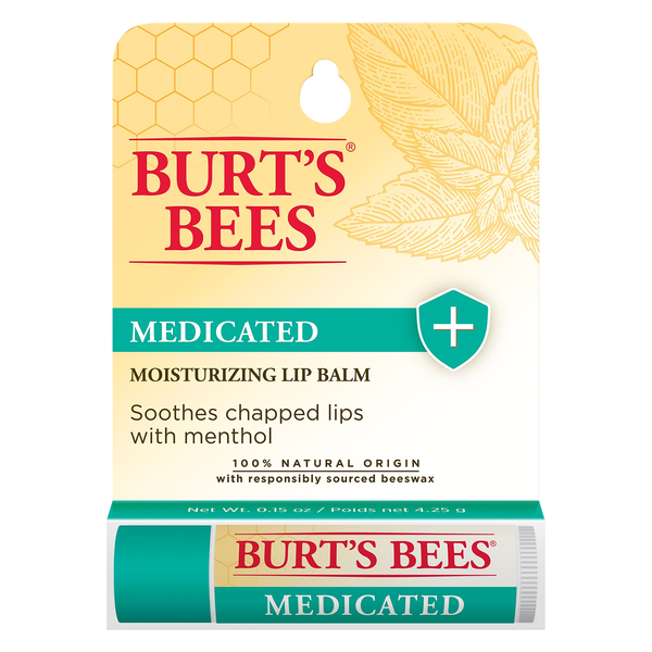 Burt's Bees Medicated Lip Balm w/Menthol & Eucalyptus