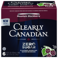 Clearly Canadian Zero Sugar Mountain Blackberry Sparkling Water - 6 pk