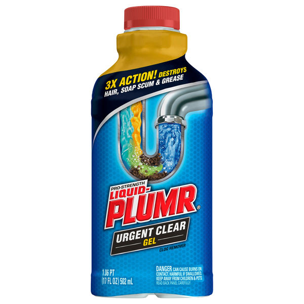 Liquid-Plumr Pro-Strength Urgent Clear Gel Clog Remover