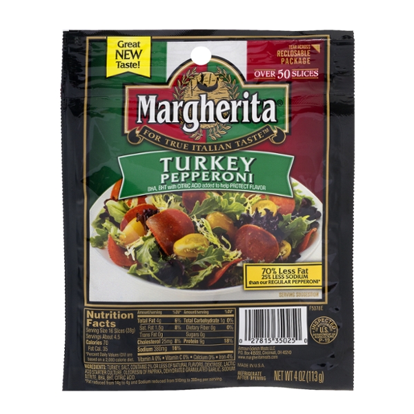 Save on Margherita Pepperoni Turkey Sliced Order Online Delivery Stop