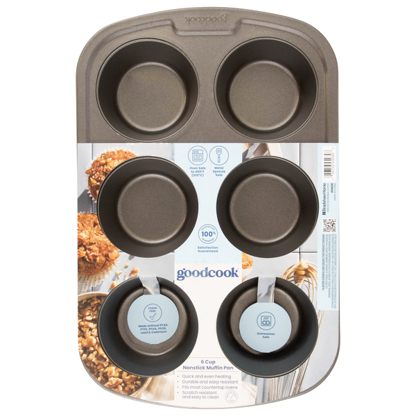 GoodCook Nonstick Muffin Pan 6 Cup