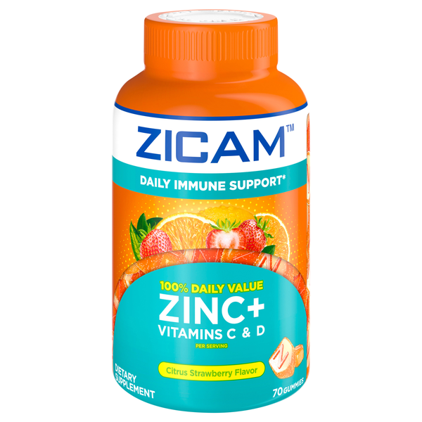 ZICAM Daily Immune Support Zinc Gummies
