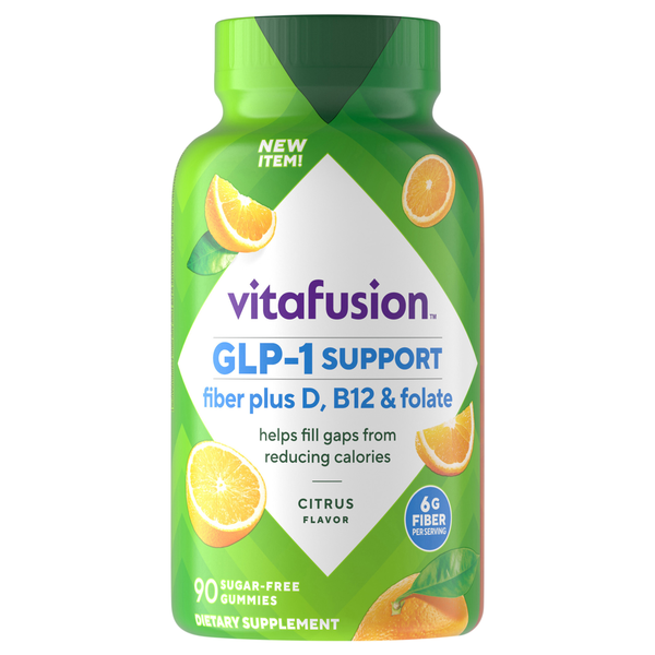 vitafusion Sugar Free GLP-1 Support Citrus Flavor Gummies