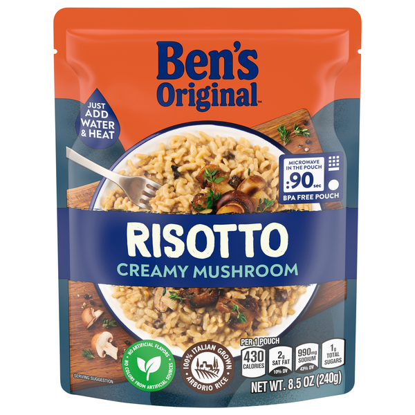 Ben's Original 90 Second Microwave Ready Rice Mushroom Risotto