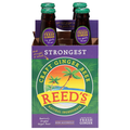 Reed's Stronger Jamaican Style Ginger Brew All Natural - 4 ct