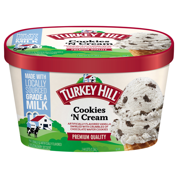 Turkey Hill Cookies 'N Cream Ice Cream
