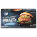 True North Seafood Company Farm Raised Atlantic Salmon Burgers 4 ct Frozen